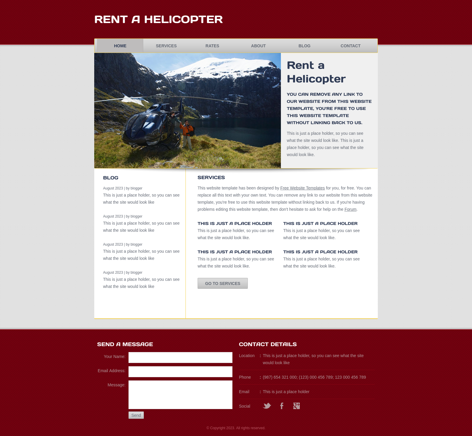 Helicopter Homepage